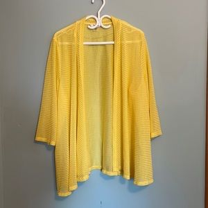 TanJay yellow cardigan summer lightweight
